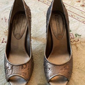 Banana Republic Victory Sequin Peep-Toe Heels - NWOT